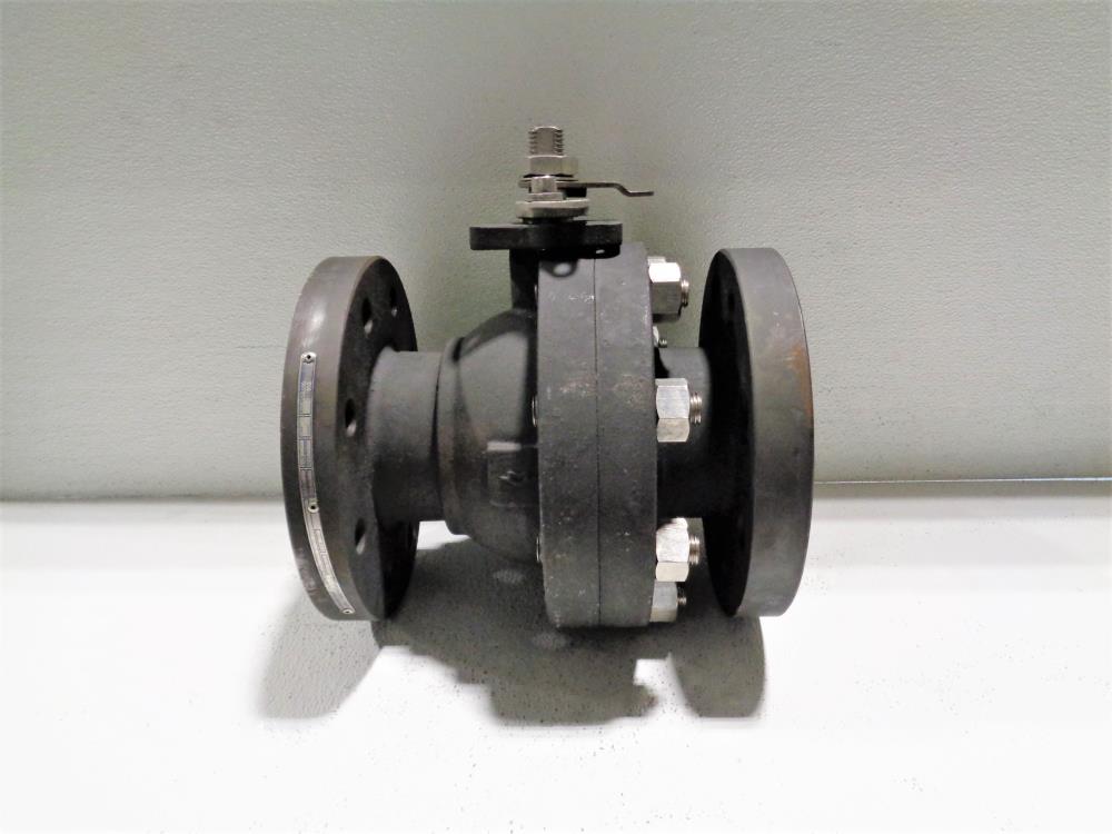 Milwaukee 4" 300# RF WCB 2-Pc Split Ball Valve, Full Port, F20CS300 F-02 12-11